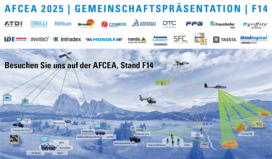 Besuchen Sie unseren Partnerstand auf der AFCEA 2025!