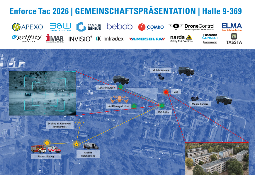 Enforce Tac | Nürnberg | 23. bis 25. Februar 2026 | Halle 9 / Stand 369
